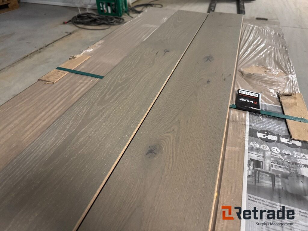 Nauja Statybinė įranga Hamburger parkett 64 pakker trægulv 10,5x180x2200mm: foto 6