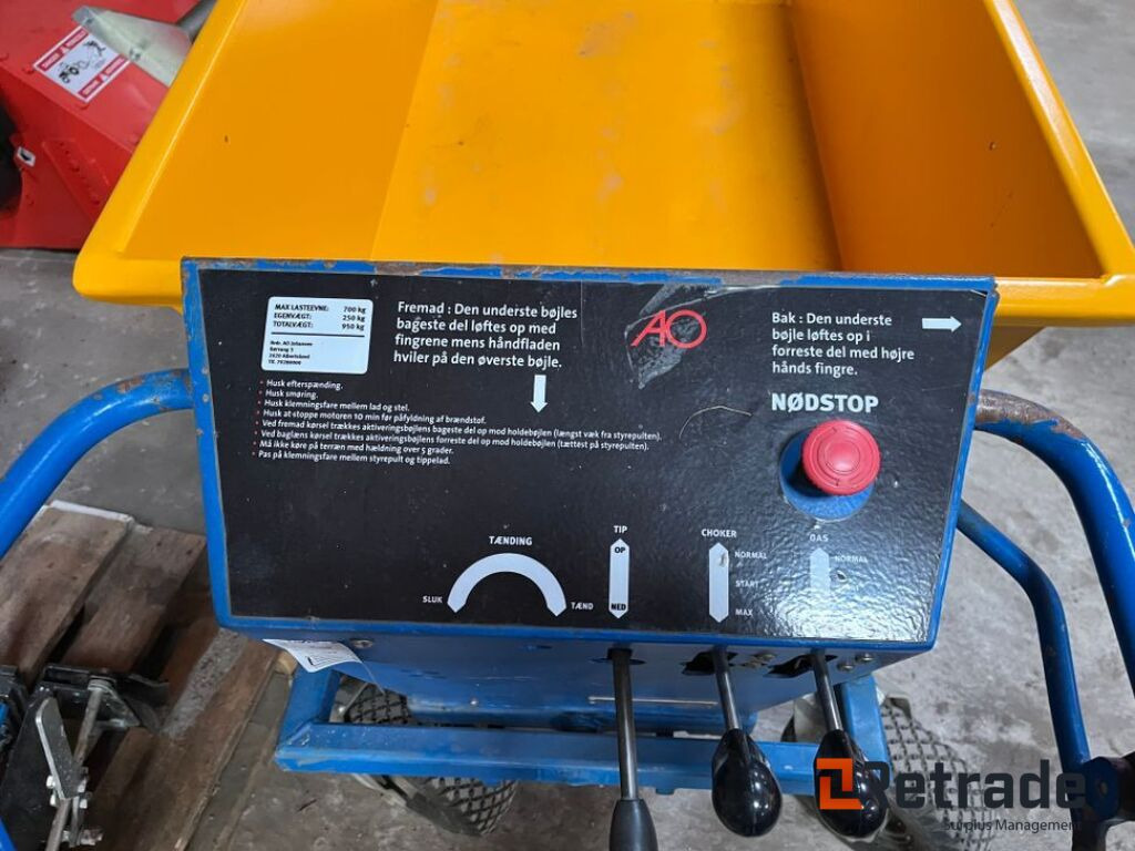 PTS / AO Aflæsservogn Benzin / PTS / AO Dumper truck Petrol - Mini savivartis: foto 5 PTS / AO Aflæsservogn Benzin / PTS / AO Dumper truck Petrol - Mini savivartis: foto 5