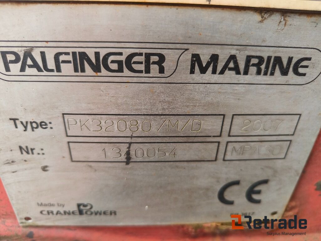 Palfinger PK32080, Rep/dele objekt. - Kranas-manipuliatorius: foto 4 Palfinger PK32080, Rep/dele objekt. - Kranas-manipuliatorius: foto 4