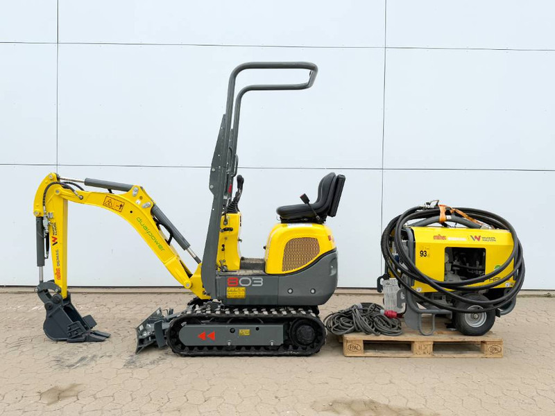 WACKER NEUSON 803 Dual Power - New / Unused / Hydr Undercarriage - Mini ekskavatorius: foto 1 WACKER NEUSON 803 Dual Power - New / Unused / Hydr Undercarriage - Mini ekskavatorius: foto 1