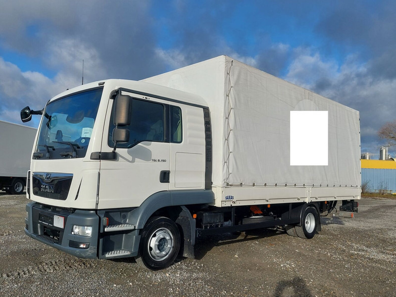 MAN TGL 8.190 L 4x2 Euro 6 LBW AHK - Tentinis sunkvežimis: foto 1 MAN TGL 8.190 L 4x2 Euro 6 LBW AHK - Tentinis sunkvežimis: foto 1