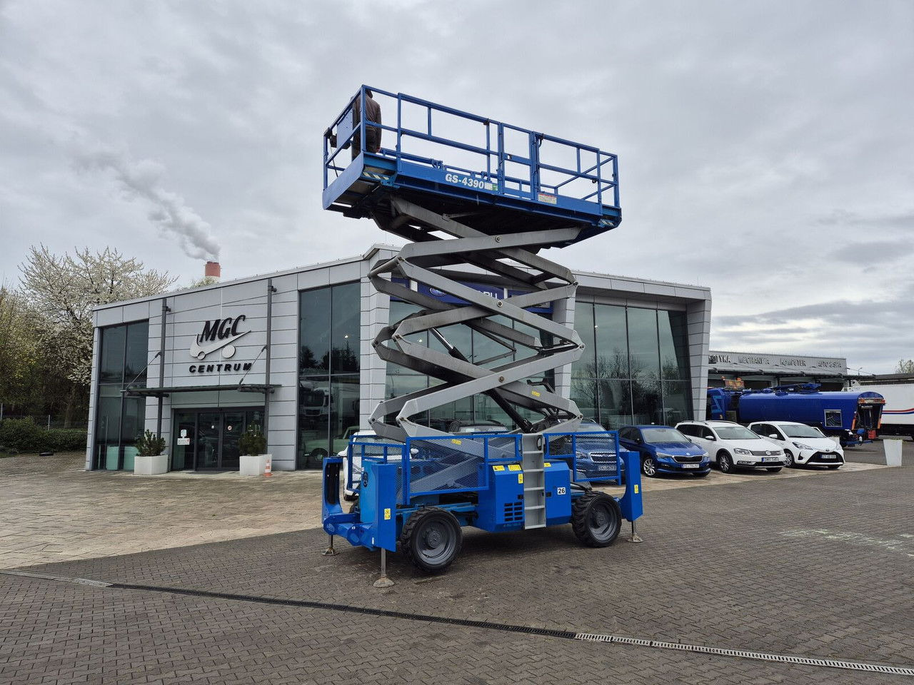 Genie GS 4390 / 15M High / 680KG Load / 1 Owner / Servic ED - Žirklinis keltuvas: foto 1 Genie GS 4390 / 15M High / 680KG Load / 1 Owner / Servic ED - Žirklinis keltuvas: foto 1