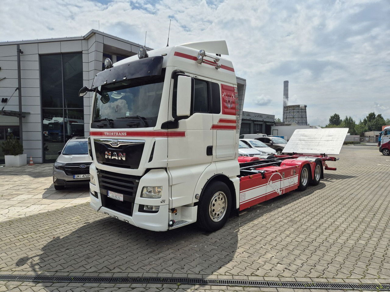 MAN TGX 28 28.420 , 6x2-2 LL / Trailer HFR KM 20 / 1 Owner / E6 /Techni - Konteineris-vežimus/ Sukeisti kūną sunkvežimis: foto 1 MAN TGX 28 28.420 , 6x2-2 LL / Trailer HFR KM 20 / 1 Owner / E6 /Techni - Konteineris-vežimus/ Sukeisti kūną sunkvežimis: foto 1