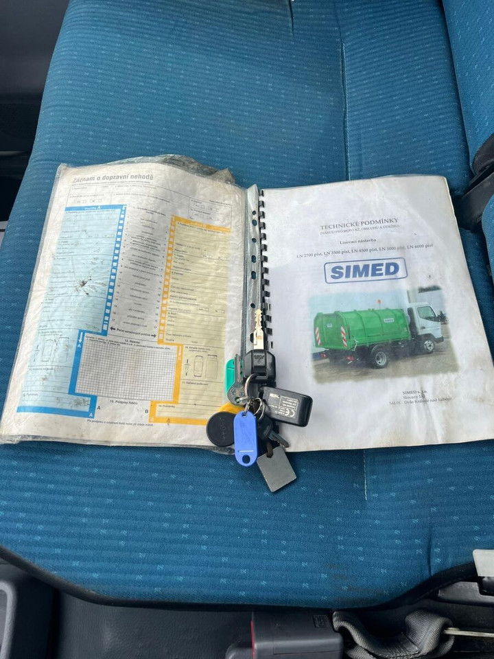 Šiukšliavežis Mitsubishi Canter Fuso 3S13 AMT / Presscontainer / LOW KM / Super Condition: foto 10