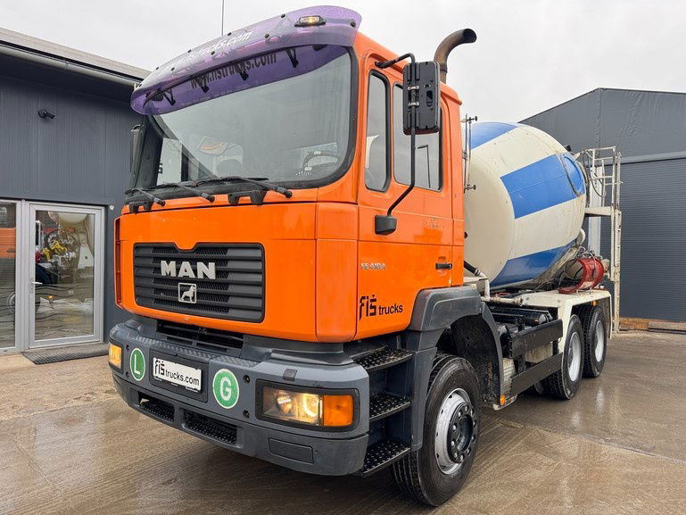 MAN 27.414 FE 410A 6x4 stetter - 7m3 - euro 3 - Betonvežis: foto 1 MAN 27.414 FE 410A 6x4 stetter - 7m3 - euro 3 - Betonvežis: foto 1