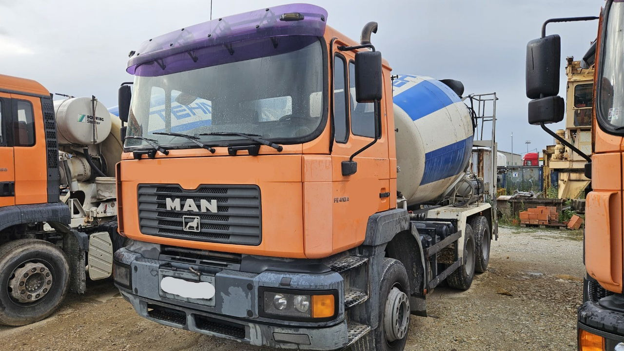 MAN FE 410A 6x4 mixer - 7m3 - euro 3 - Betonvežis: foto 1 MAN FE 410A 6x4 mixer - 7m3 - euro 3 - Betonvežis: foto 1