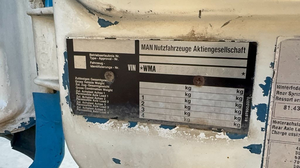 Važiuoklės sunkvežimis MAN - spring: foto 27