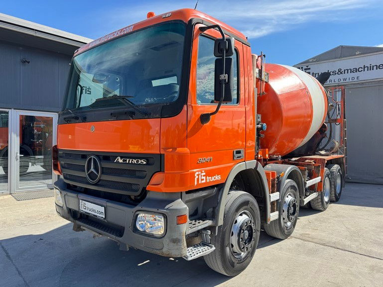 Mercedes-Benz Actros 3241 8x4 mixer 9m3 - Betonvežis: foto 1 Mercedes-Benz Actros 3241 8x4 mixer 9m3 - Betonvežis: foto 1