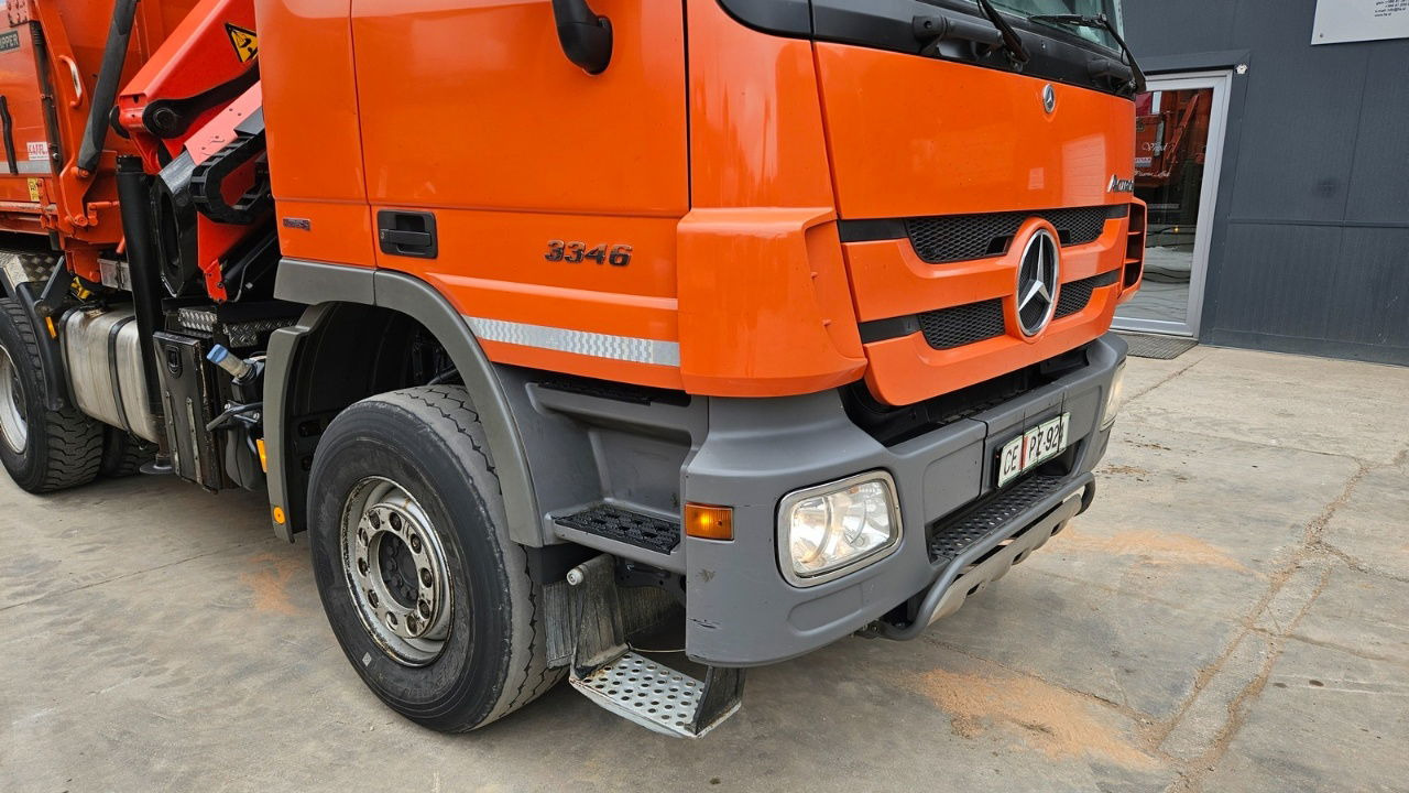 Mercedes-Benz Actros 3346 K palfinger PK 18002 - bordmatic - meiller tipper - EPS 3 pedals - Savivartis sunkvežimis: foto 3 Mercedes-Benz Actros 3346 K palfinger PK 18002 - bordmatic - meiller tipper - EPS 3 pedals - Savivartis sunkvežimis: foto 3
