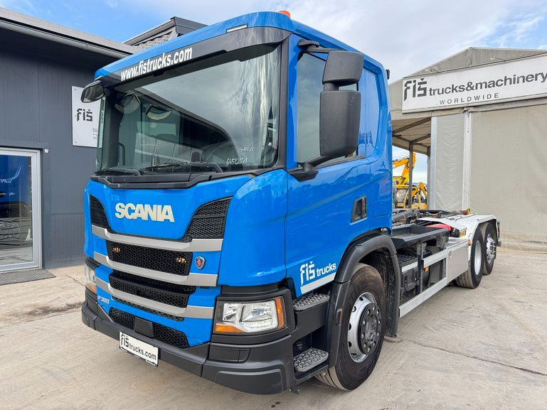 Scania P 360 6x2 palfinger abroll tipper - steering axle - Konteineris-vežimus/ Sukeisti kūną sunkvežimis: foto 1 Scania P 360 6x2 palfinger abroll tipper - steering axle - Konteineris-vežimus/ Sukeisti kūną sunkvežimis: foto 1