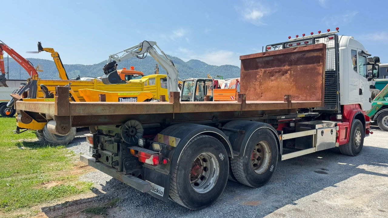 Scania R400 6x2 abroll tipper + plato - Konteineris-vežimus/ Sukeisti kūną sunkvežimis: foto 4 Scania R400 6x2 abroll tipper + plato - Konteineris-vežimus/ Sukeisti kūną sunkvežimis: foto 4