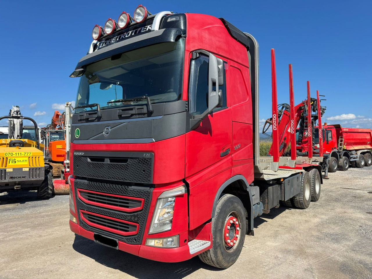 Volvo FH 500 500 6x4 forest truck - Epsilon 110Z - scissors - Konteineris-vežimus/ Sukeisti kūną sunkvežimis: foto 1 Volvo FH 500 500 6x4 forest truck - Epsilon 110Z - scissors - Konteineris-vežimus/ Sukeisti kūną sunkvežimis: foto 1