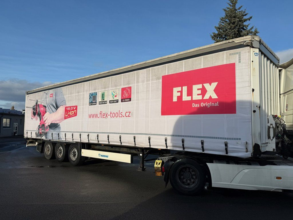 Krone SD - Tentinė puspriekabė: foto 1 Krone SD - Tentinė puspriekabė: foto 1