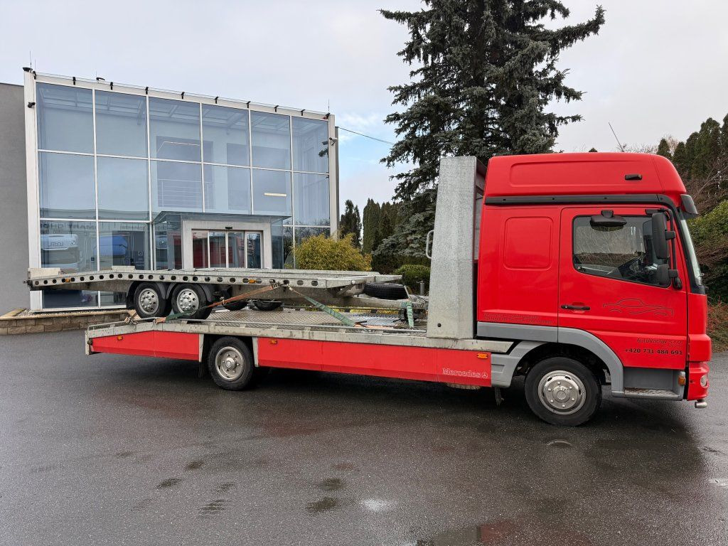 Mercedes-Benz 818 Atego EURO 3 + trailer VAPP 2020 year - Autovežis sunkvežimis: foto 2 Mercedes-Benz 818 Atego EURO 3 + trailer VAPP 2020 year - Autovežis sunkvežimis: foto 2