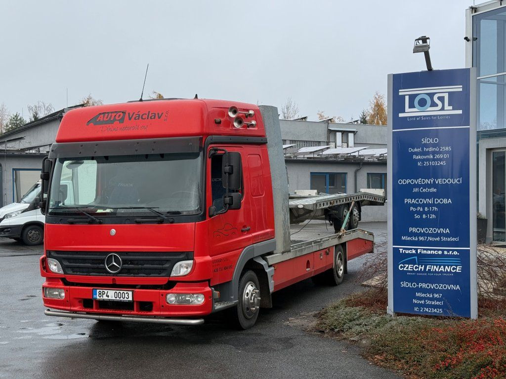 Mercedes-Benz 818 Atego EURO 3 + trailer VAPP 2020 year - Autovežis sunkvežimis: foto 1 Mercedes-Benz 818 Atego EURO 3 + trailer VAPP 2020 year - Autovežis sunkvežimis: foto 1