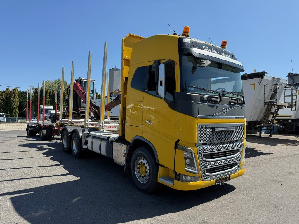 Volvo FH 16 750 6x4 + Fliegl - Miškovežis, Sunkvežimis su kranu: foto 2 Volvo FH 16 750 6x4 + Fliegl - Miškovežis, Sunkvežimis su kranu: foto 2