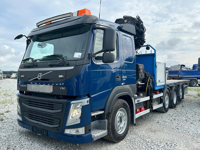 Volvo FM 460 8x2*6 | Hiab 302E-6 | TULOSSA - Platforminis/ Bortinis sunkvežimis, Sunkvežimis su kranu: foto 1 Volvo FM 460 8x2*6 | Hiab 302E-6 | TULOSSA - Platforminis/ Bortinis sunkvežimis, Sunkvežimis su kranu: foto 1