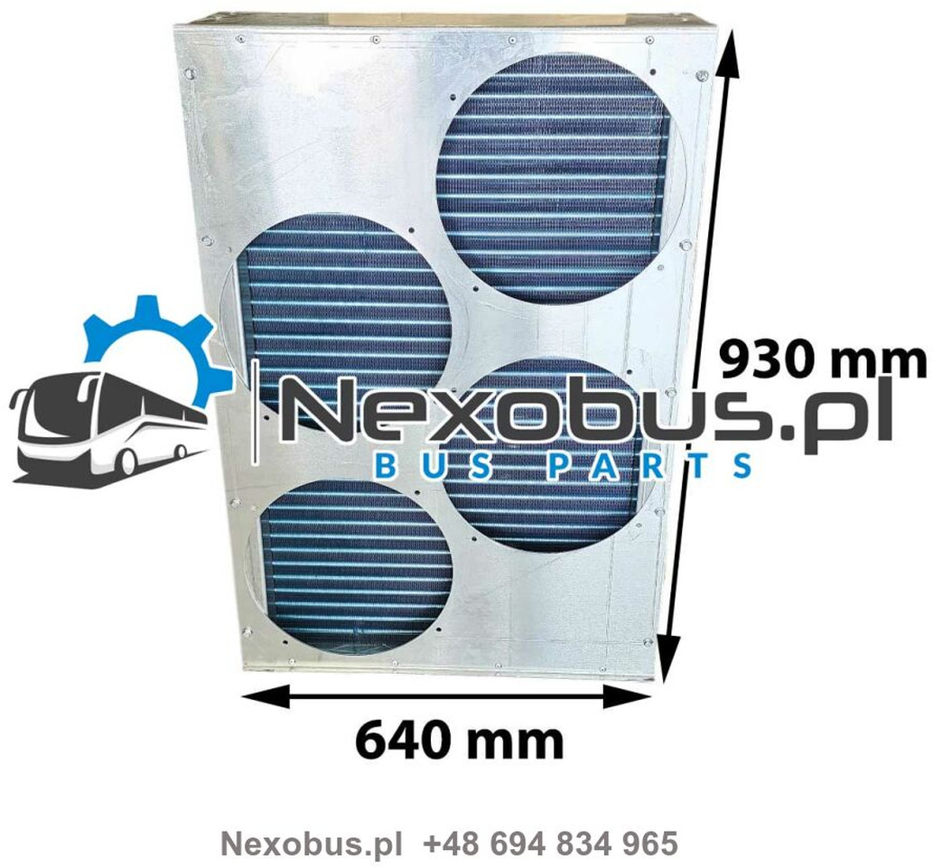 Skraplacz klimatyzacji Bova Futura 930x560x110 mm - Kondicionieriaus radiatorius - Autobusas: foto 1 Skraplacz klimatyzacji Bova Futura 930x560x110 mm - Kondicionieriaus radiatorius - Autobusas: foto 1