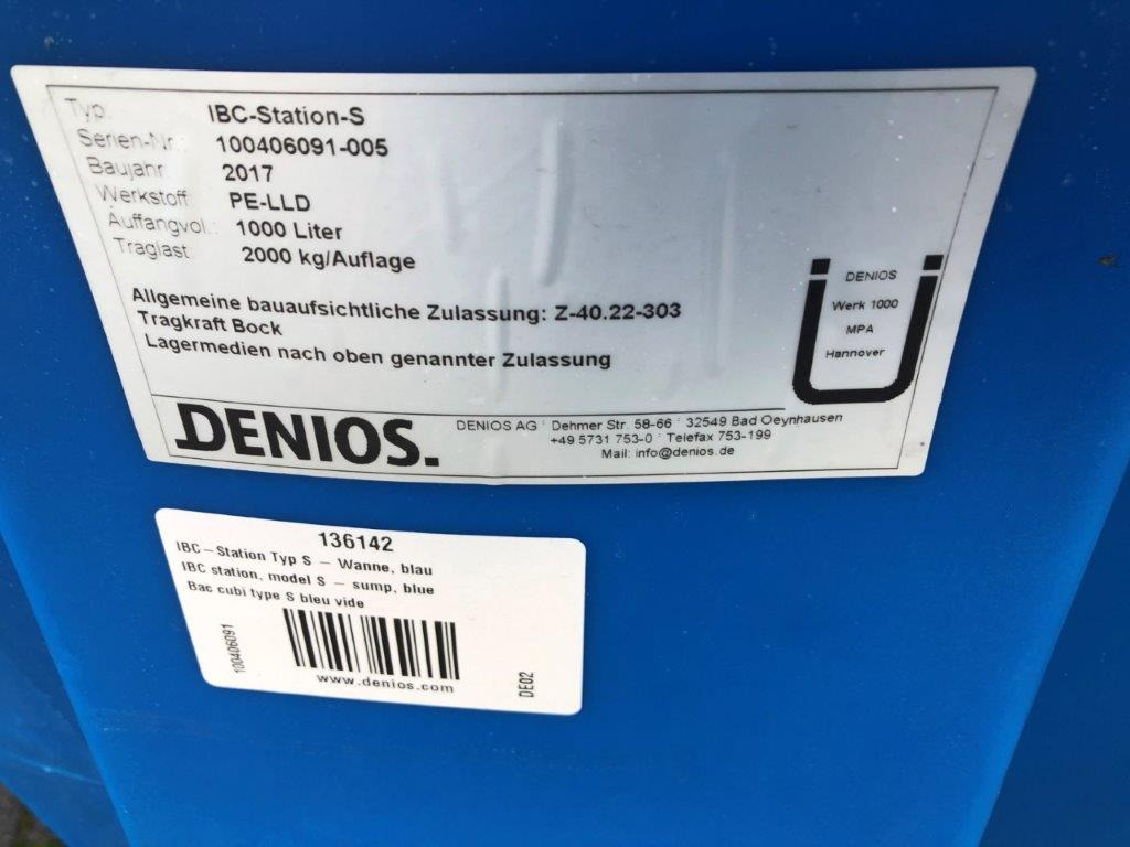 Hazardous material storage Denios PSE-4 450 liters - Sandėliavimo talpykla: foto 2 Hazardous material storage Denios PSE-4 450 liters - Sandėliavimo talpykla: foto 2