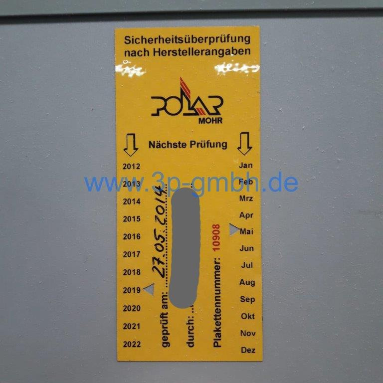 POLAR large format high-speed cutter 176 ED with loading transomat Polar TR 185-BL-7 - Popieriaus pjaustymo mašina: foto 5 POLAR large format high-speed cutter 176 ED with loading transomat Polar TR 185-BL-7 - Popieriaus pjaustymo mašina: foto 5