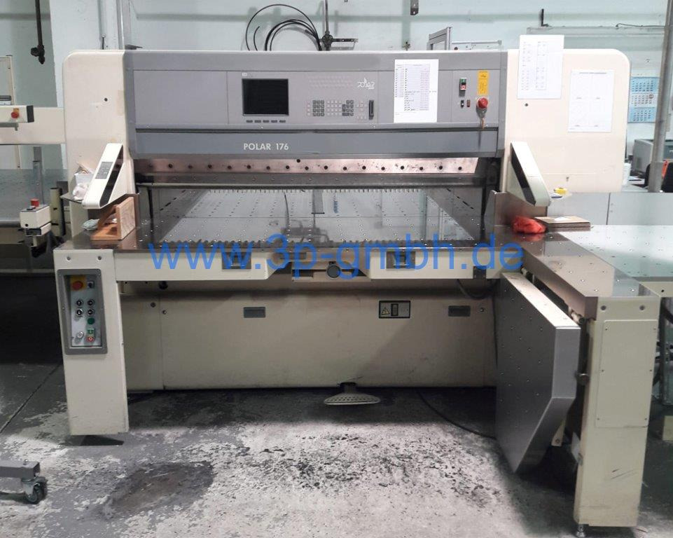 POLAR large format high-speed cutter 176 ED with loading transomat Polar TR 185-BL-7 - Popieriaus pjaustymo mašina: foto 1 POLAR large format high-speed cutter 176 ED with loading transomat Polar TR 185-BL-7 - Popieriaus pjaustymo mašina: foto 1
