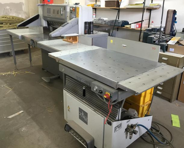Polar Mohr 78 ED high speed cutter - Popieriaus pjaustymo mašina: foto 1 Polar Mohr 78 ED high speed cutter - Popieriaus pjaustymo mašina: foto 1