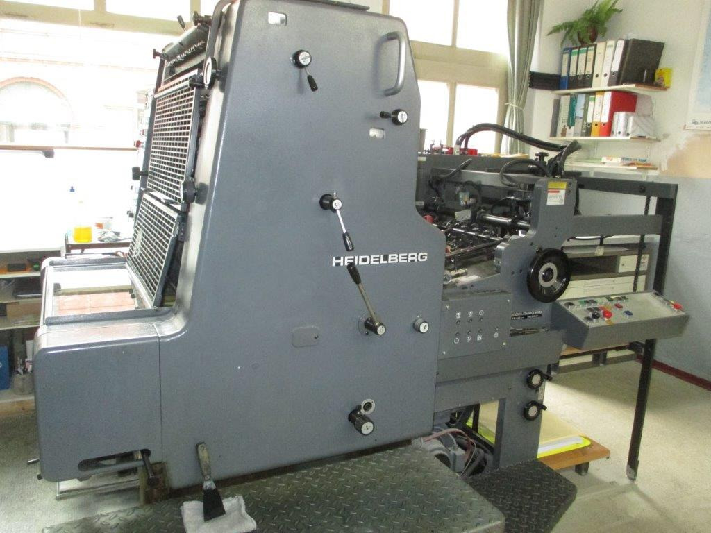Single-Color Heidelberger M-Offset printing machine with cito system for perforation and creasing - Ofsetinės spaudos mašina: foto 2 Single-Color Heidelberger M-Offset printing machine with cito system for perforation and creasing - Ofsetinės spaudos mašina: foto 2