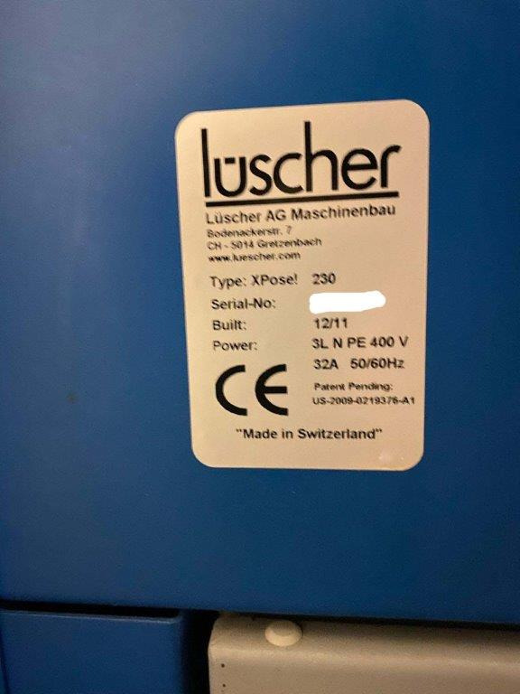 Eight up indrum thermal CtP-system Lüscher Xpose 230 TH with Tiff Spooler - Spausdinimo mašina: foto 5 Eight up indrum thermal CtP-system Lüscher Xpose 230 TH with Tiff Spooler - Spausdinimo mašina: foto 5