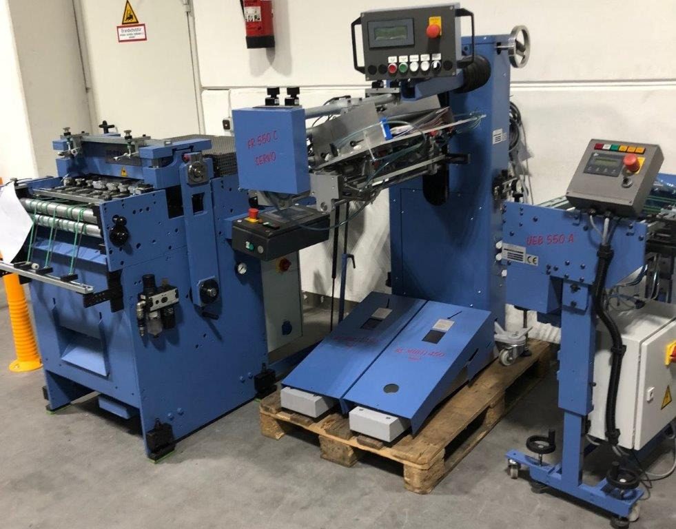 Inline bridge die-cutting machine with feeder and stripping station BOGRAMA BSM 450 basic + UEB 550A + FR550 Servo C - Spausdinimo mašina: foto 1 Inline bridge die-cutting machine with feeder and stripping station BOGRAMA BSM 450 basic + UEB 550A + FR550 Servo C - Spausdinimo mašina: foto 1