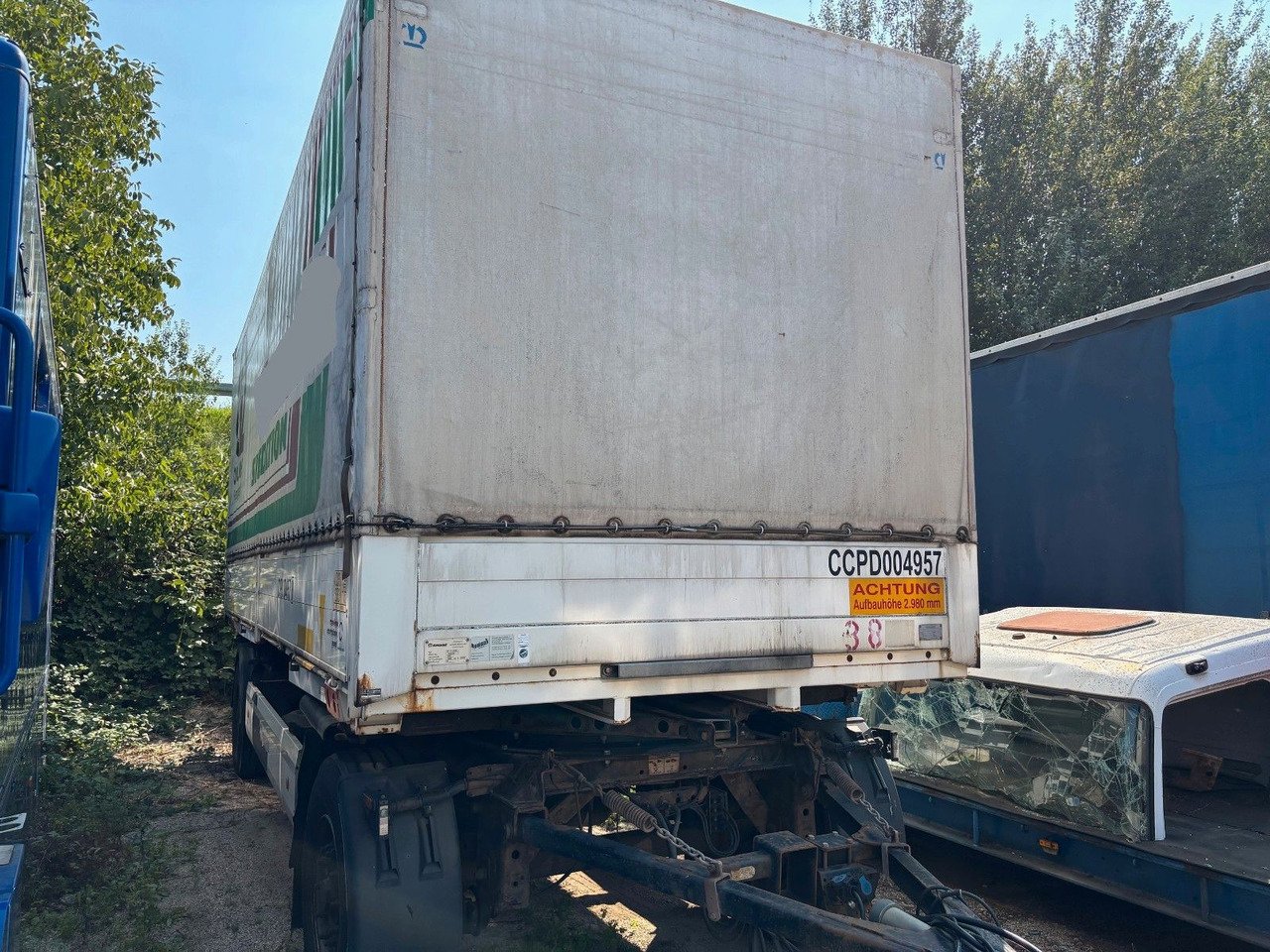 Krone AZ Alubordwände/Luft/Scheibe/BPW - Tentinė priekaba: foto 2 Krone AZ Alubordwände/Luft/Scheibe/BPW - Tentinė priekaba: foto 2