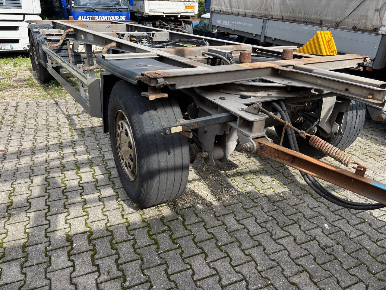 Schmitz Cargobull AWF 18 Containeraufbau/VERZINKT/Scheibe - Konteineris-vežimus/ Sukeisti kūną priekaba: foto 1 Schmitz Cargobull AWF 18 Containeraufbau/VERZINKT/Scheibe - Konteineris-vežimus/ Sukeisti kūną priekaba: foto 1