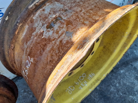 Ford 10 Series Zf John Deere 6100 Front Wheel Rim Pair 24x12, 13.6r24, 22cm - Ratlankis - Žemės ūkio technika: foto 5 Ford 10 Series Zf John Deere 6100 Front Wheel Rim Pair 24x12, 13.6r24, 22cm - Ratlankis - Žemės ūkio technika: foto 5
