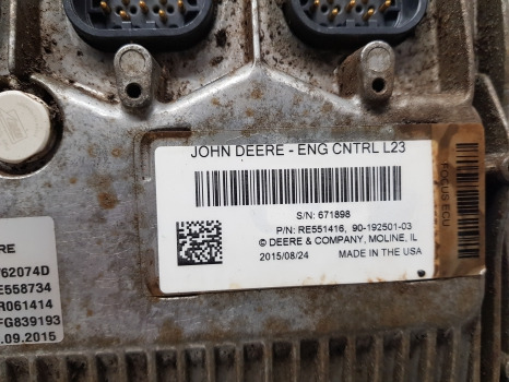 John Deere 6115m Engine Control Ecu Re551416, Re558734, Cd4045 - Valdymo blokas: foto 3 John Deere 6115m Engine Control Ecu Re551416, Re558734, Cd4045 - Valdymo blokas: foto 3