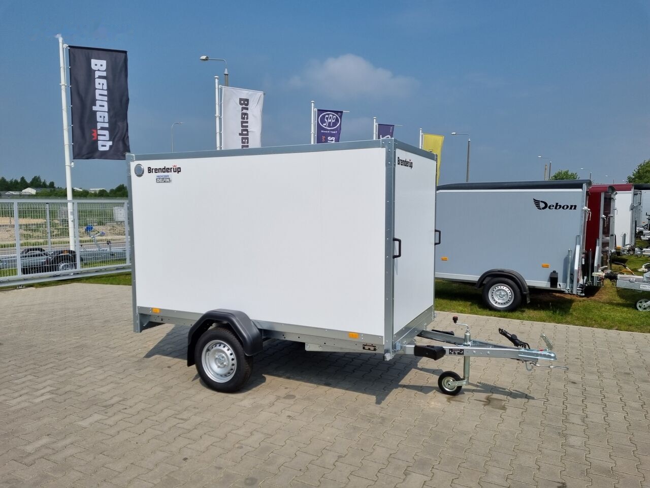 Brenderup Cargo CD260UB kontener fourgon box trailer 750 kg GVW ramp - Furgonas priekaba: foto 1 Brenderup Cargo CD260UB kontener fourgon box trailer 750 kg GVW ramp - Furgonas priekaba: foto 1