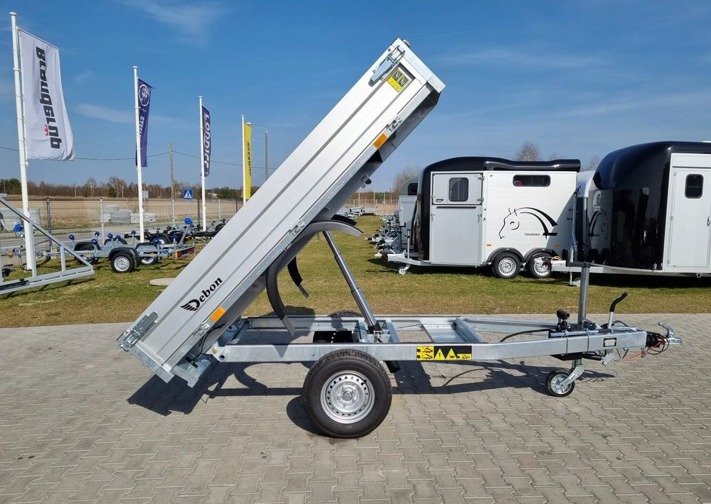 DEBON PW0 1300 kg EKO / 244 x 155 cm - Savivartis priekaba: foto 1 DEBON PW0 1300 kg EKO / 244 x 155 cm - Savivartis priekaba: foto 1