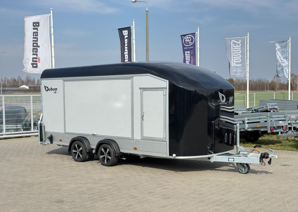 Debon C1000 - kryta laweta | 490 x 202 cm / 3500kg / felgi ALU / wciągarka elektryczna - Furgonas priekaba: foto 2 Debon C1000 - kryta laweta | 490 x 202 cm / 3500kg / felgi ALU / wciągarka elektryczna - Furgonas priekaba: foto 2