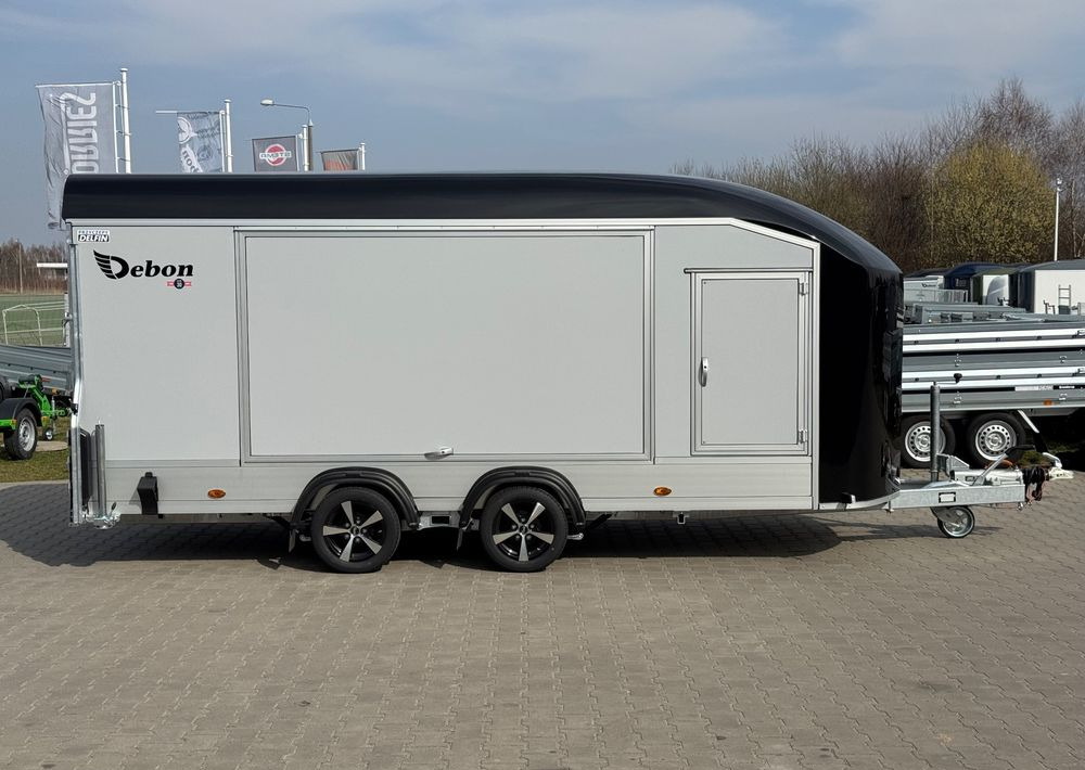 Debon C1000 - kryta laweta | 490 x 202 cm / 3500kg / felgi ALU / wciągarka elektryczna - Furgonas priekaba: foto 3 Debon C1000 - kryta laweta | 490 x 202 cm / 3500kg / felgi ALU / wciągarka elektryczna - Furgonas priekaba: foto 3