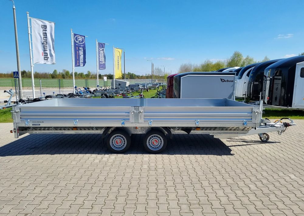 STEMA SHP O2 35-52-22.2 | 510x213 cm ALU 3,5T hamowana - Platforminė/ Bortinė priekaba: foto 2 STEMA SHP O2 35-52-22.2 | 510x213 cm ALU 3,5T hamowana - Platforminė/ Bortinė priekaba: foto 2