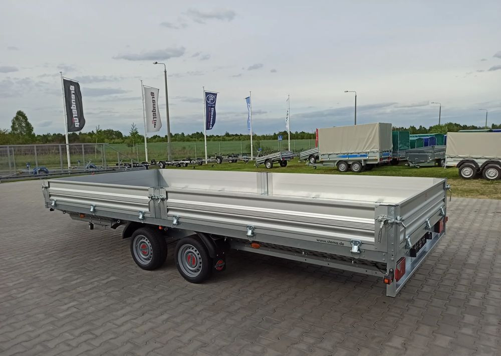 Stema Przyczepa 510x213 cm ALU 3,5T hamowana - Platforminė/ Bortinė priekaba: foto 5 Stema Przyczepa 510x213 cm ALU 3,5T hamowana - Platforminė/ Bortinė priekaba: foto 5
