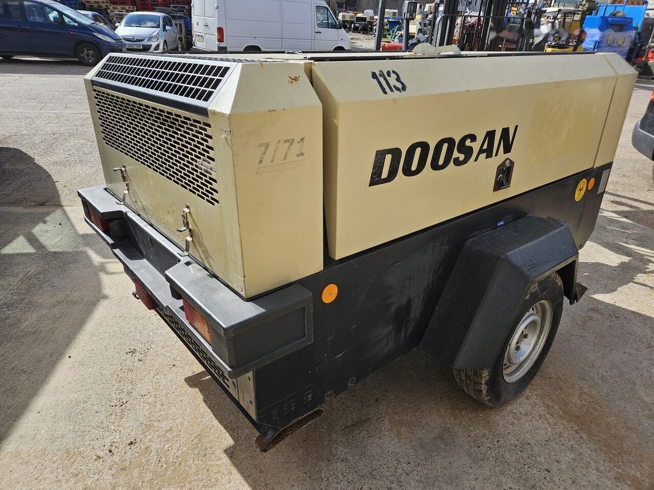 Doosan 7/71 - Oro kompresorius: foto 1 Doosan 7/71 - Oro kompresorius: foto 1