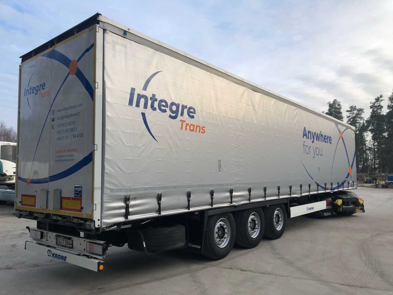 Krone 2023 rok, 93 m3,waga 6200 kg,Certyfikat XL, Multilock, z Niemiec - Tentinė puspriekabė: foto 3 Krone 2023 rok, 93 m3,waga 6200 kg,Certyfikat XL, Multilock, z Niemiec - Tentinė puspriekabė: foto 3