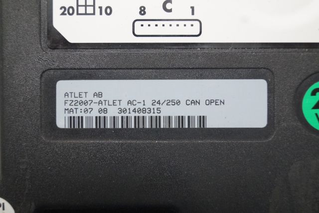 Atlet FZ2007 | Rijregeling Drive controller ZAPI AC1 FZ2007 24/250A can open sn. - Valdymo blokas - Krovimo technika: foto 2 Atlet FZ2007 | Rijregeling Drive controller ZAPI AC1 FZ2007 24/250A can open sn. - Valdymo blokas - Krovimo technika: foto 2