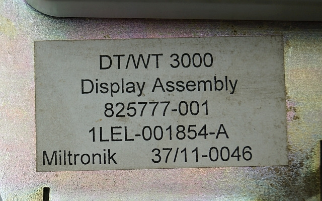 Crown 825777-001 | DT/WT3000 display 825777-001 1LEL-001854-A Miltronik 37/11-00 DT/WT3000 display 825777-001 1LEL-001854-A Miltronik 37/11-0046 - Prietaisų skydas - Krovimo technika: foto 2 Crown 825777-001 | DT/WT3000 display 825777-001 1LEL-001854-A Miltronik 37/11-00 DT/WT3000 display 825777-001 1LEL-001854-A Miltronik 37/11-0046 - Prietaisų skydas - Krovimo technika: foto 2