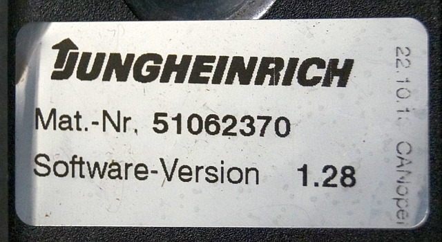 Jungheinrich 51037707 | Rij regeling driving controller AS2405i index E Sw. 1,28 - Valdymo blokas - Krovimo technika: foto 4 Jungheinrich 51037707 | Rij regeling driving controller AS2405i index E Sw. 1,28 - Valdymo blokas - Krovimo technika: foto 4