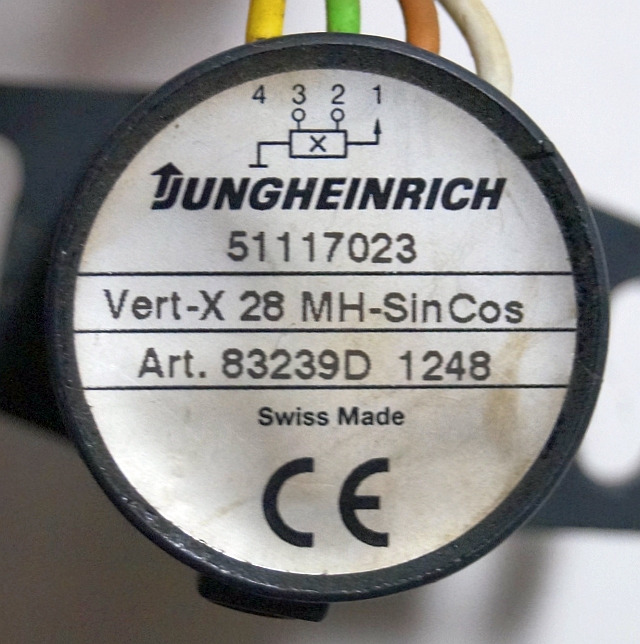 Jungheinrich 51117023 | Sinus Cosinus sensor steering - Jutiklis - Krovimo technika: foto 4 Jungheinrich 51117023 | Sinus Cosinus sensor steering - Jutiklis - Krovimo technika: foto 4