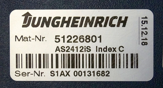 Jungheinrich 51226801 | Rij/hef/stuur regeling drive/lift/steering controller A - Valdymo blokas - Krovimo technika: foto 2 Jungheinrich 51226801 | Rij/hef/stuur regeling drive/lift/steering controller A - Valdymo blokas - Krovimo technika: foto 2