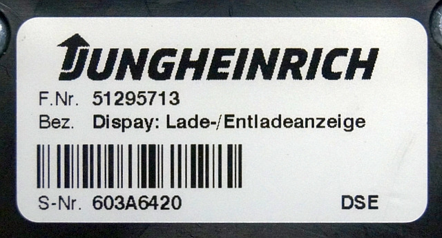 Jungheinrich 51295713 | Battery indicator sn. 603A6420 - Prietaisų skydas - Krovimo technika: foto 3 Jungheinrich 51295713 | Battery indicator sn. 603A6420 - Prietaisų skydas - Krovimo technika: foto 3
