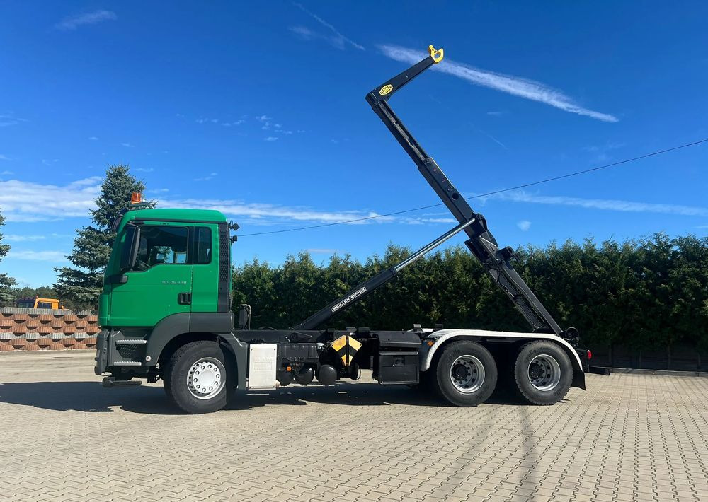 MAN TGS 26.440 | Hakowiec Meiller| 6x4 | 440 KM | przód resor, tył pneumatyczne |Belka ostrzegawcza (koguty) - Hook-lift sunkvežimis: foto 2 MAN TGS 26.440 | Hakowiec Meiller| 6x4 | 440 KM | przód resor, tył pneumatyczne |Belka ostrzegawcza (koguty) - Hook-lift sunkvežimis: foto 2
