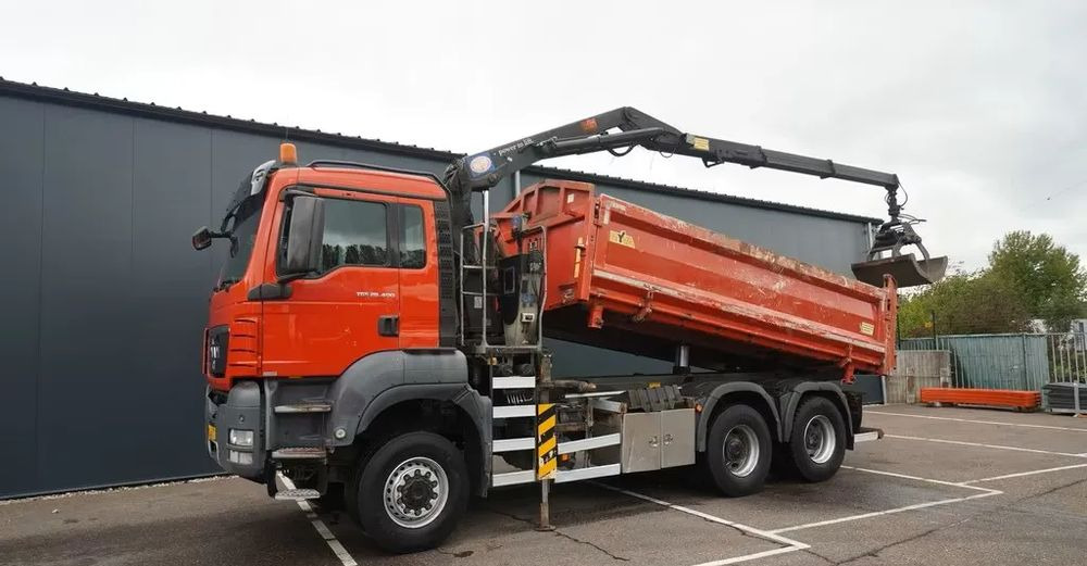 MAN TGS 28.400 / 6x6 / WYWROTKA 2-STRONNA Z HDS HMF 1643 Z2/ EURO 5 - Savivartis sunkvežimis: foto 1 MAN TGS 28.400 / 6x6 / WYWROTKA 2-STRONNA Z HDS HMF 1643 Z2/ EURO 5 - Savivartis sunkvežimis: foto 1