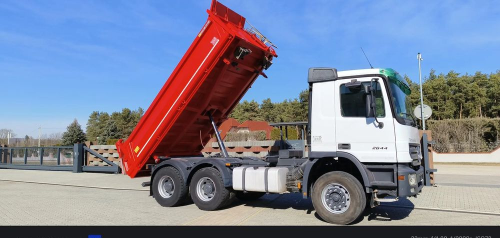 Mercedes-Benz Mercedes-Benz Actros 2644 K/ 6x4 / Meiller Retarder /Wywrotka/Euro 3 - Savivartis sunkvežimis: foto 4 Mercedes-Benz Mercedes-Benz Actros 2644 K/ 6x4 / Meiller Retarder /Wywrotka/Euro 3 - Savivartis sunkvežimis: foto 4